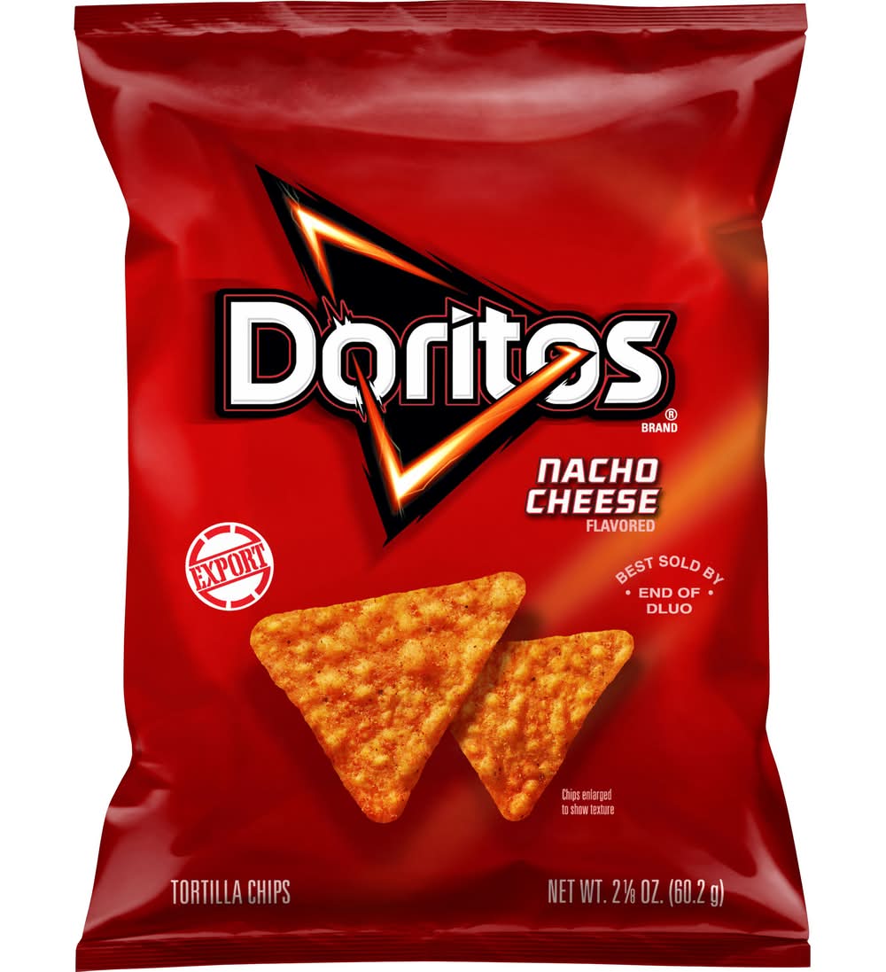 Doritos Tortilla Chips, Nacho Cheese (2.12 oz)