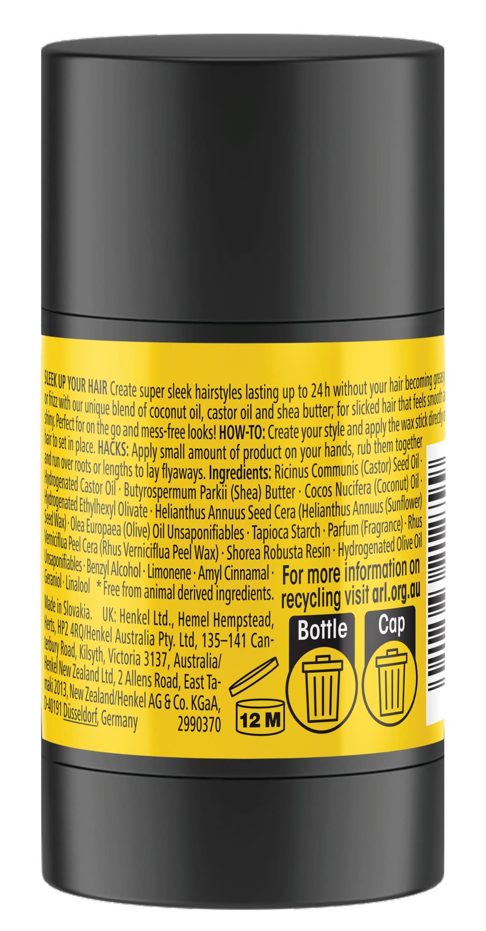 Got2b Glued Wax Stick 50g, Long-Lasting Styling Wax Stick, Clear Hair