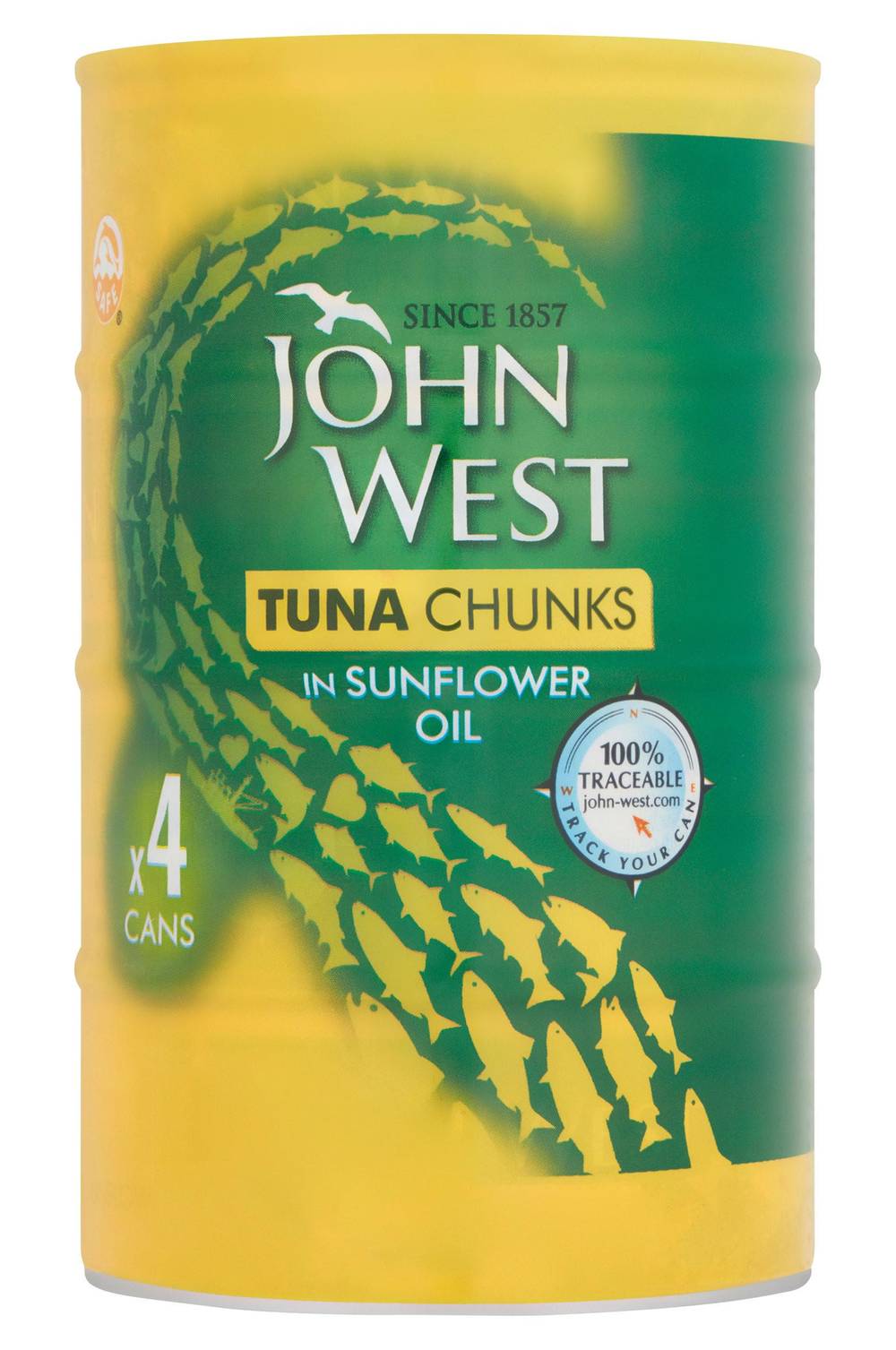 John West Tuna Chunks In Sunflower Oil 4 Pack