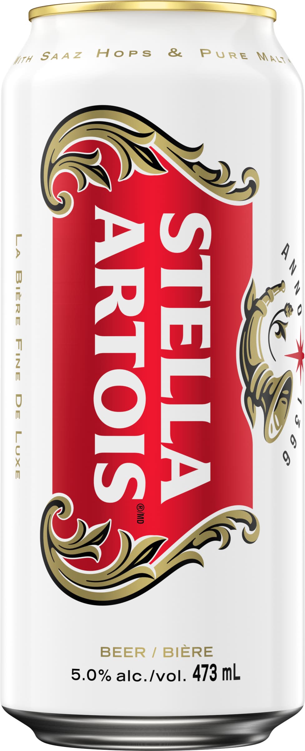 Stella Artois Lager Beer (473 ml)