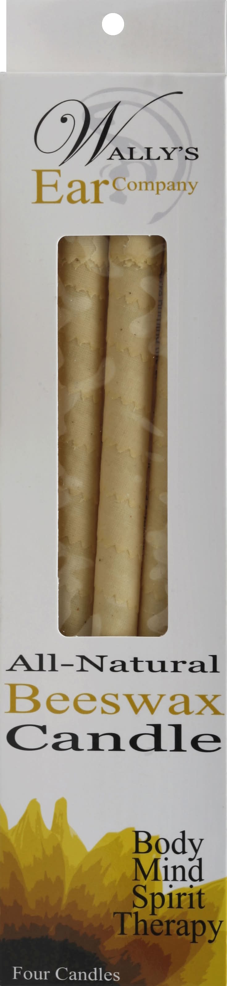 Wally's Natural Beeswax Ear Candles (2.4 oz, 4 ct)