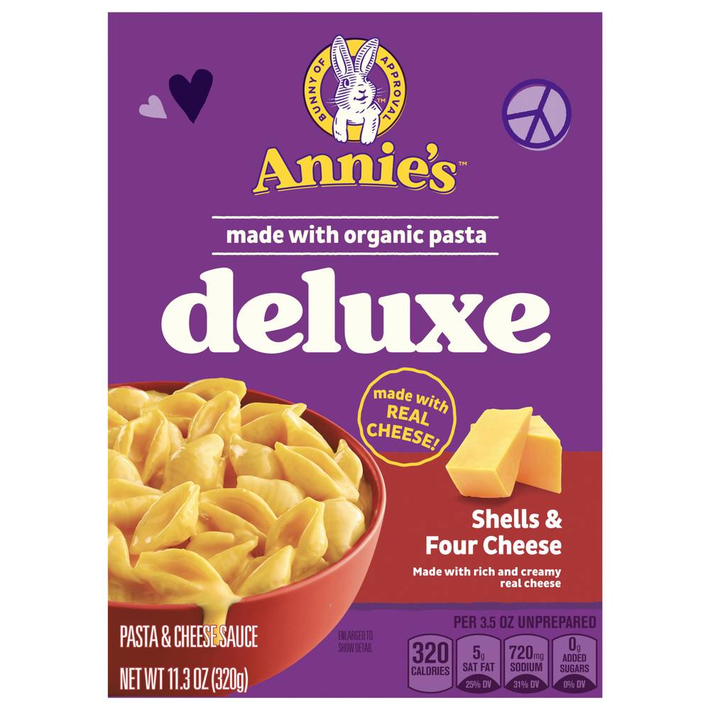 Annie's Deluxe Rich & Creamy Shells & Four Cheese