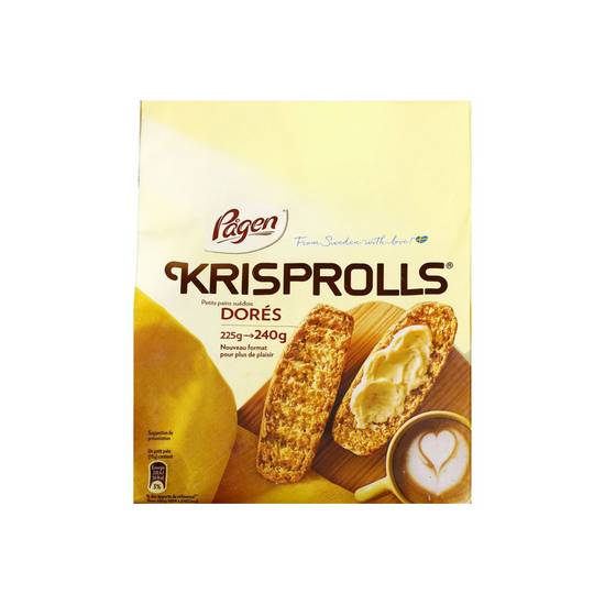 Petits pains suédois dorés Krisprolls 240g