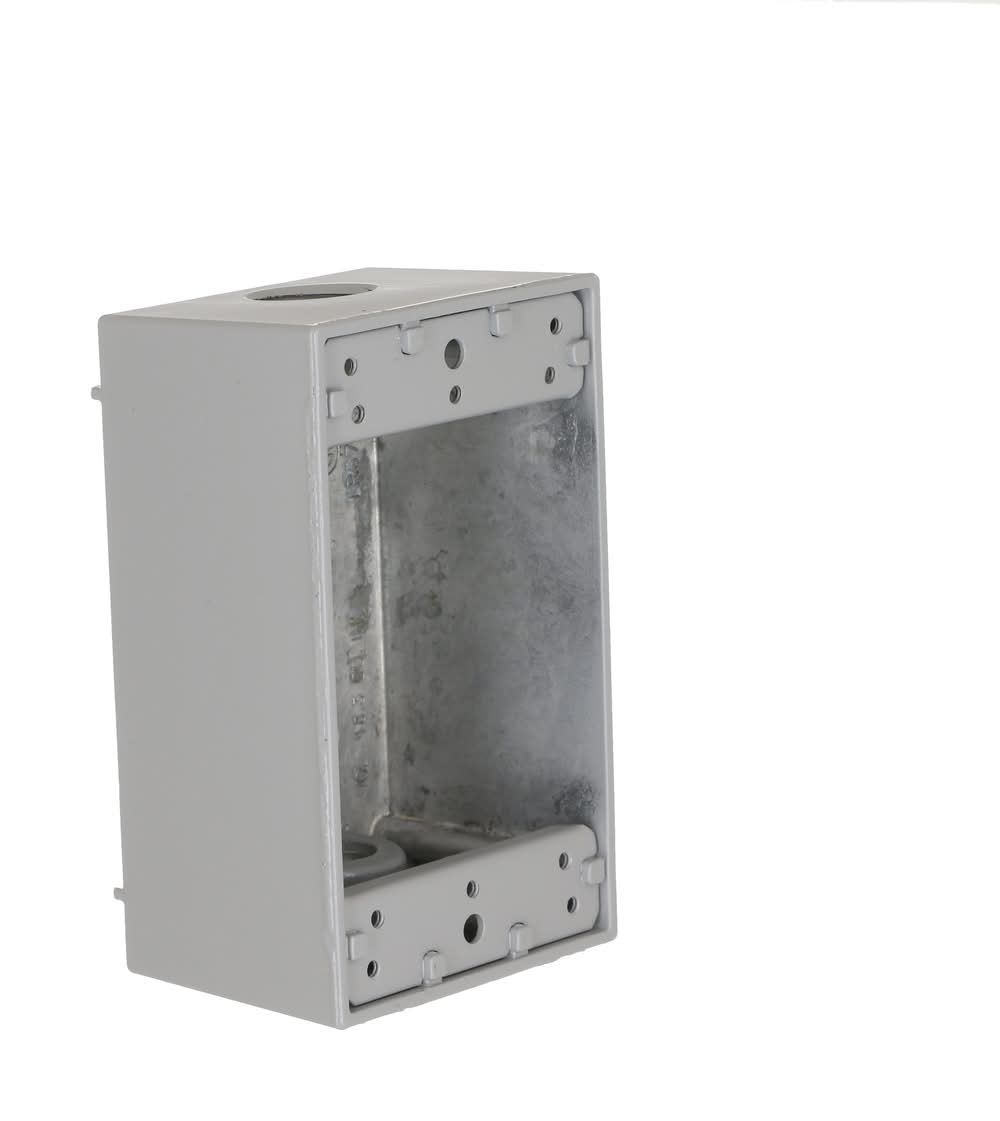 Hubbell Bell 1 -Gang Aluminum Weatherproof New work/Old work Rectangular Electrical Box