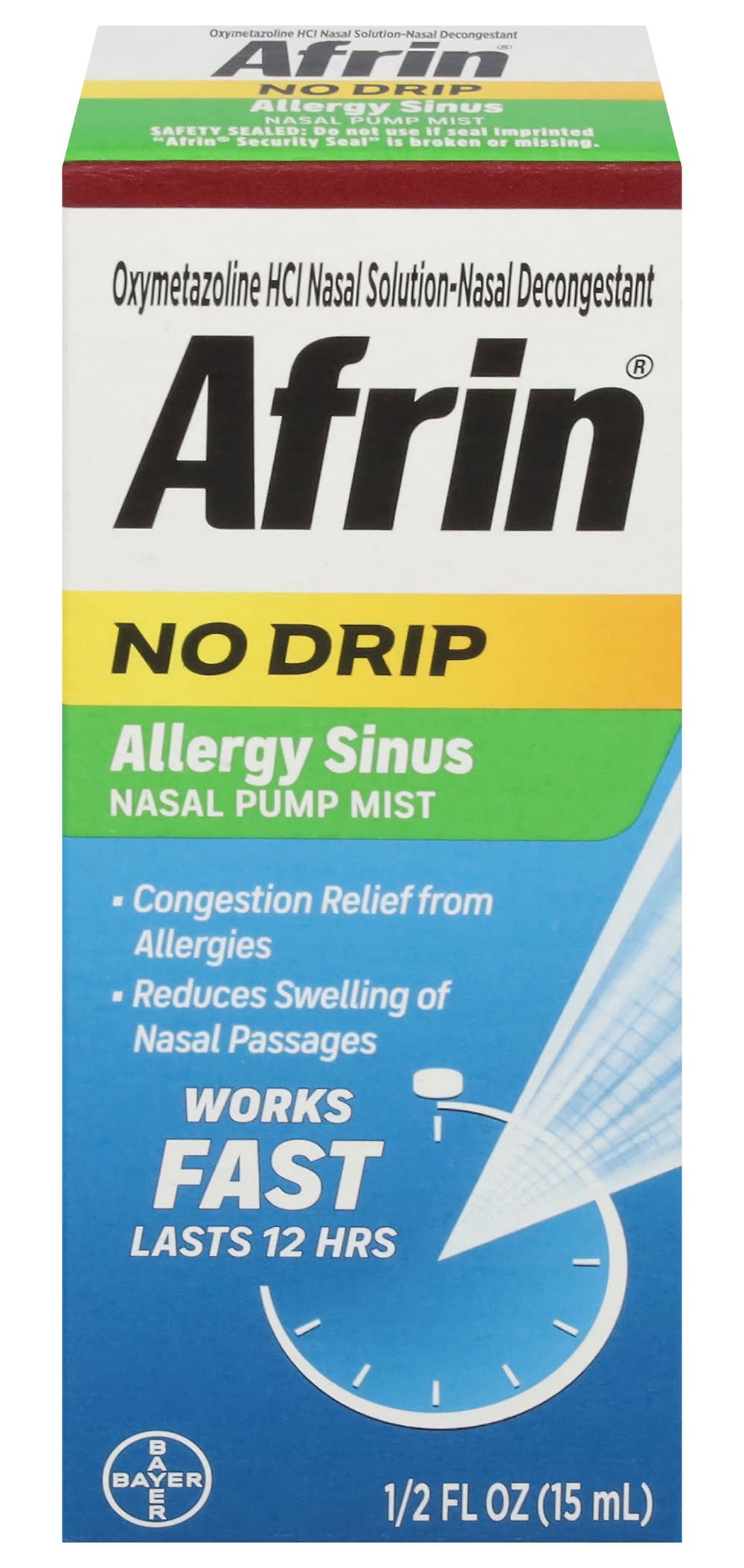 Afrin No Drip Sinus Pump Mist (0.5 fl oz)