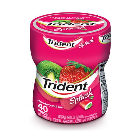 TRIDENT Splash Strawberry Kiwi - 60 Pieces