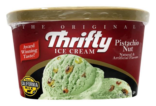 Thrifty Pistachio Nut Ice Cream (1.5 quart)