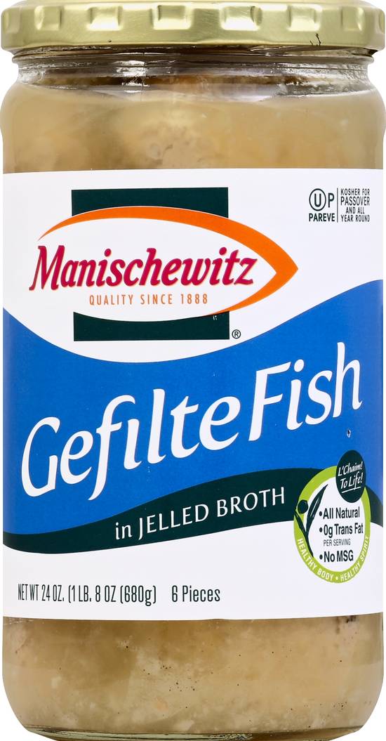 Manischewitz Gefilte Fish Jelled Broth (6 ct)