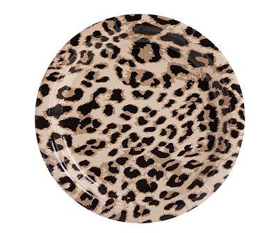 Nude Leopard Paper Plates, 16-Pack