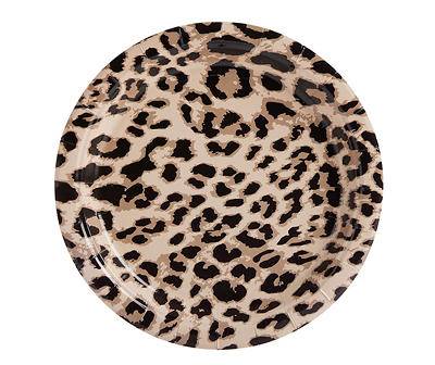 Nude Leopard Paper Plate