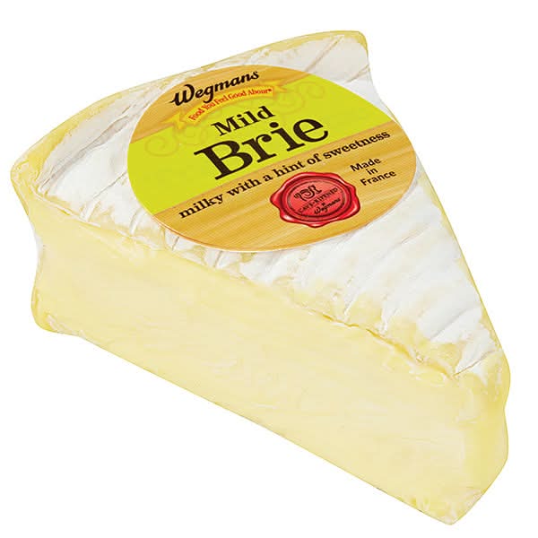 Wegmans Cave-Ripened Mild Brie Cheese, Milky