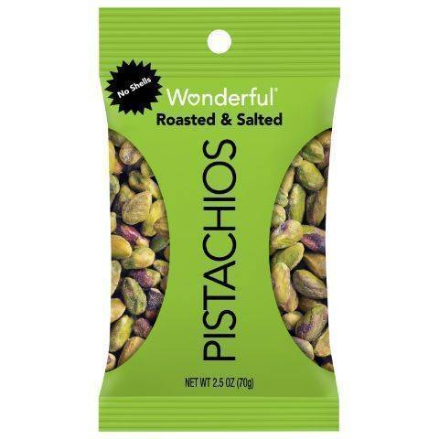 Wonderful Pistachios Shelled and Roasted 2.5oz