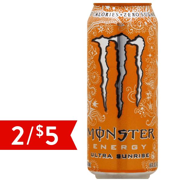 Monster Ultra Sunrise 16oz