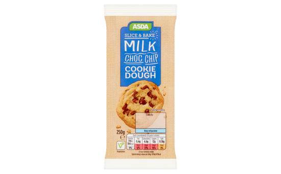 Asda Milk Choc Chip Cookie Dough 250g