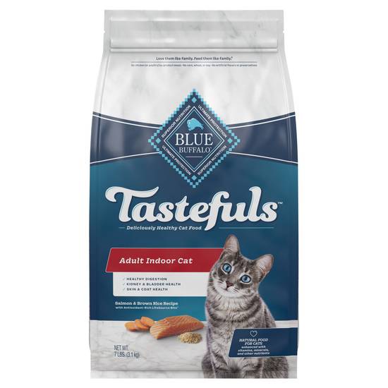 Blue Buffalo Tastefuls Adult Indoor Salmon & Brown Rice Recipe Cat Food