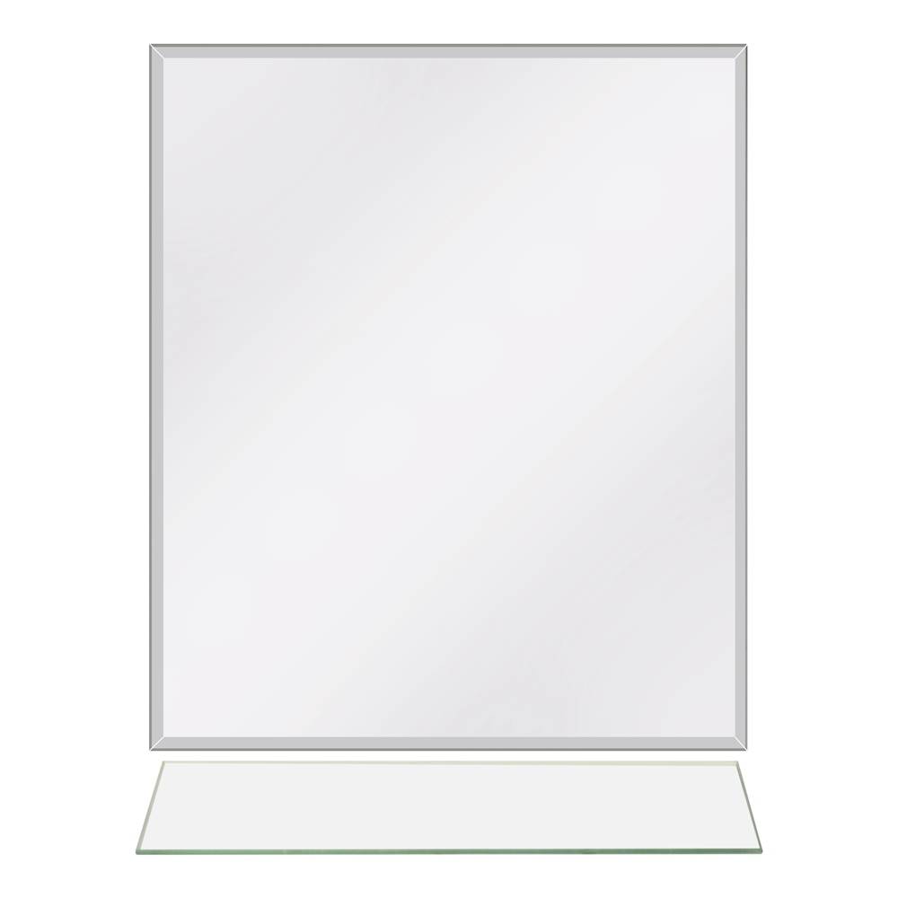 Enfoque espejo biselado con repisa (caja 1 pieza)