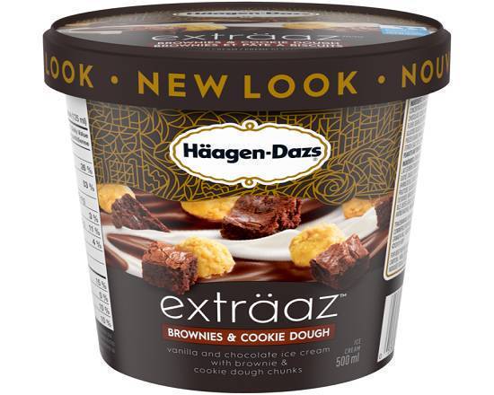 HÄAGEN-DAZS exträaz Brownie Cookie Dough Ice Cream