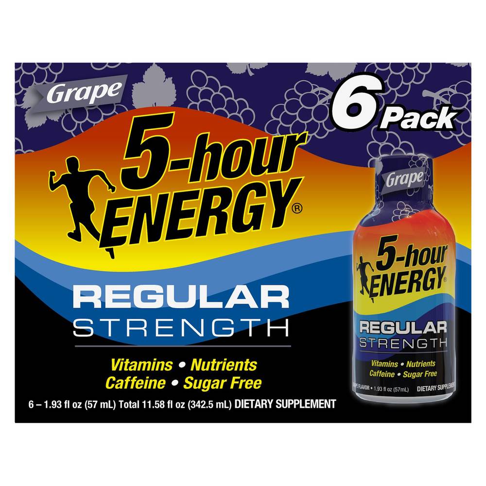 5-Hour Energy Regular Strength Grape Energy Shot