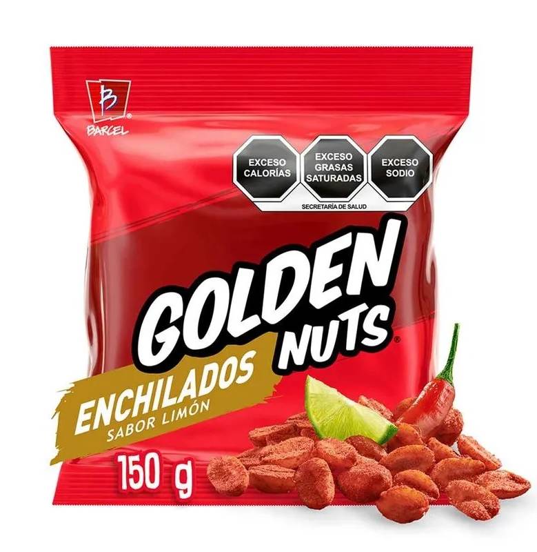 Barcel · Cacahuates golden nuts enchilado, limón (150 g)