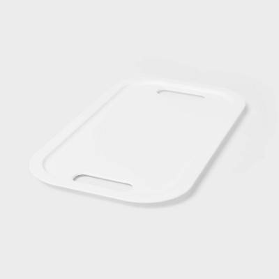 Narrow Decorative Plastic Lid White - Brightroom™