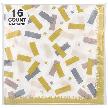 Festive Voice Lunch Napkins Birthday - 16.0 ea