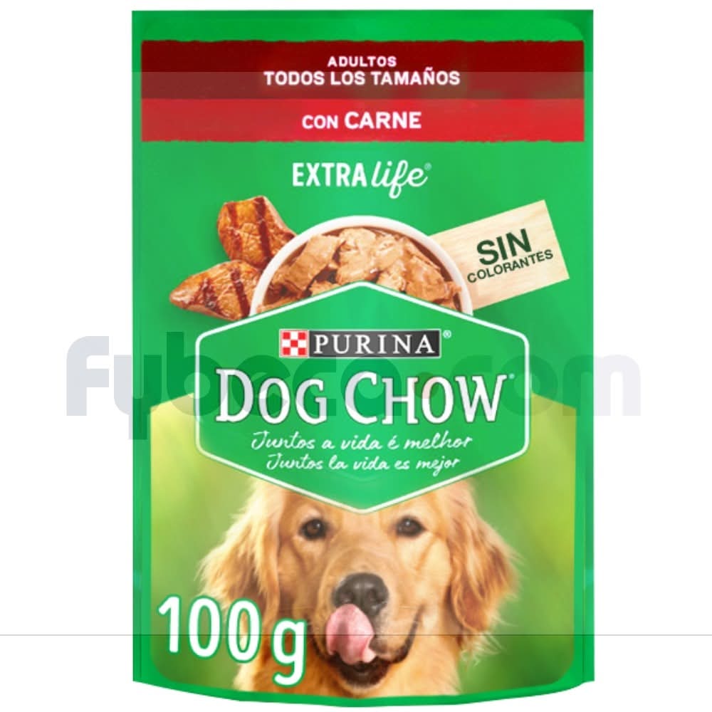 Alimento Humedo Dogchow Adultos Carne 15X100Gr