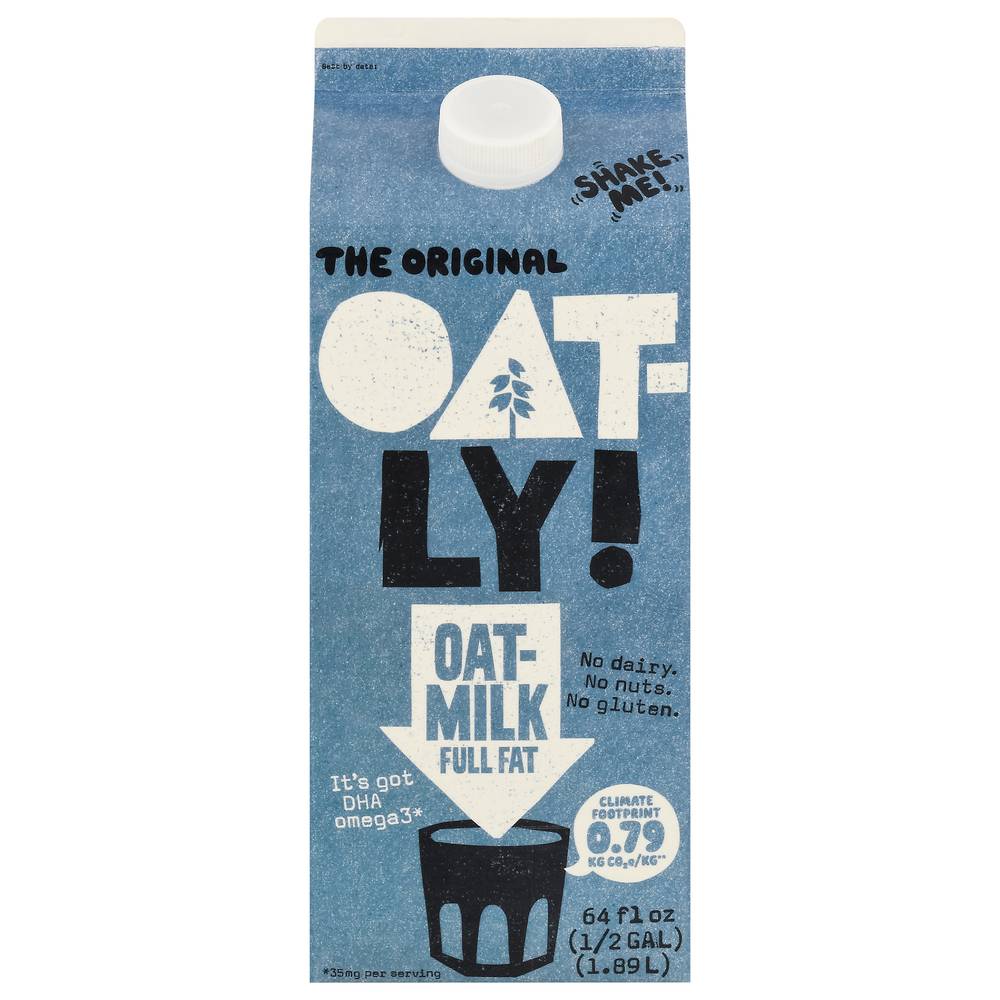 Oatly! The Original Full Fat Oatmilk (64 fl oz)