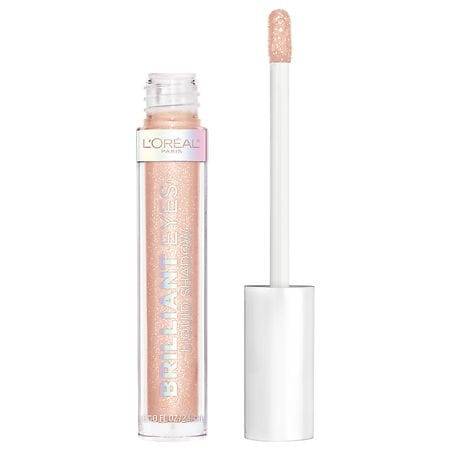 L'oreal Paris Brilliant Eyes Shimmer Liquid Eye Shadow Makeup, Diamond Drop, 0 (0.1 oz)