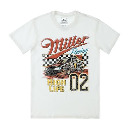Miller Racing® High Life® 02 Graphic Tee Medium White