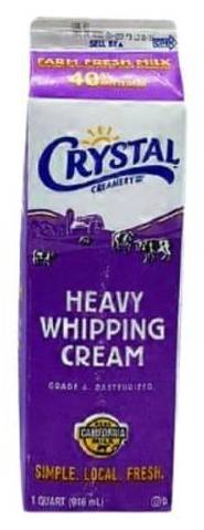 Crystal Creamery Heavy Whipping Cream