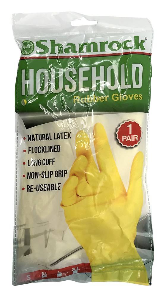 Shamrock Small Household Rubber Gloves (0.3 oz)