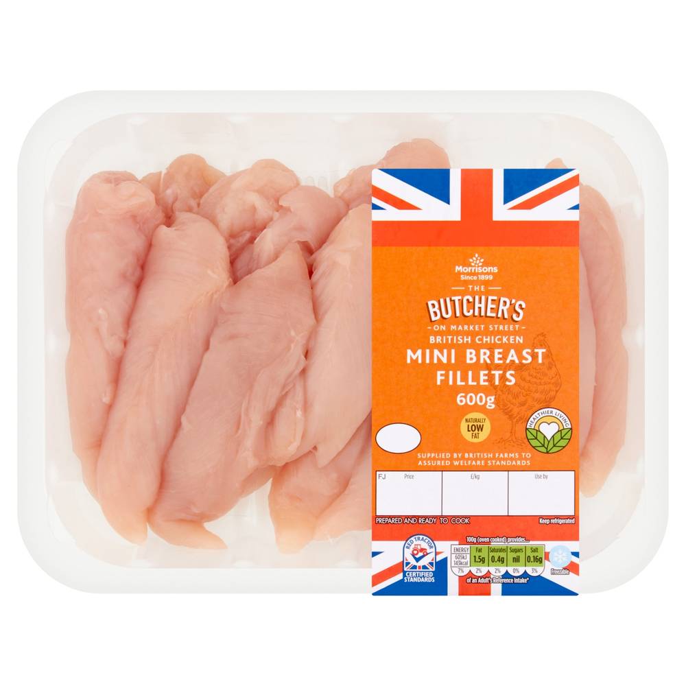 Morrisons British Chicken Mini Breast Fillets (600g)