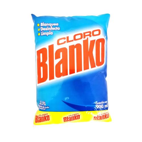 Cloro Blanko Blanquea Desinfecta Y Limpia Bolsa 900 ml