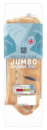 Co-op Jumbo Sausage Roll 130g