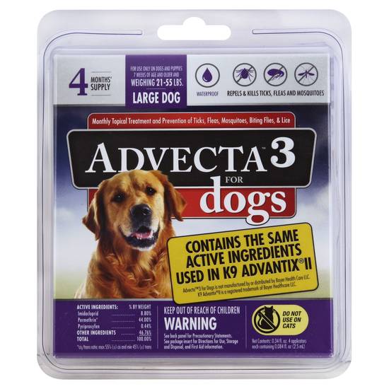 Advecta 3 outlet for large dogs