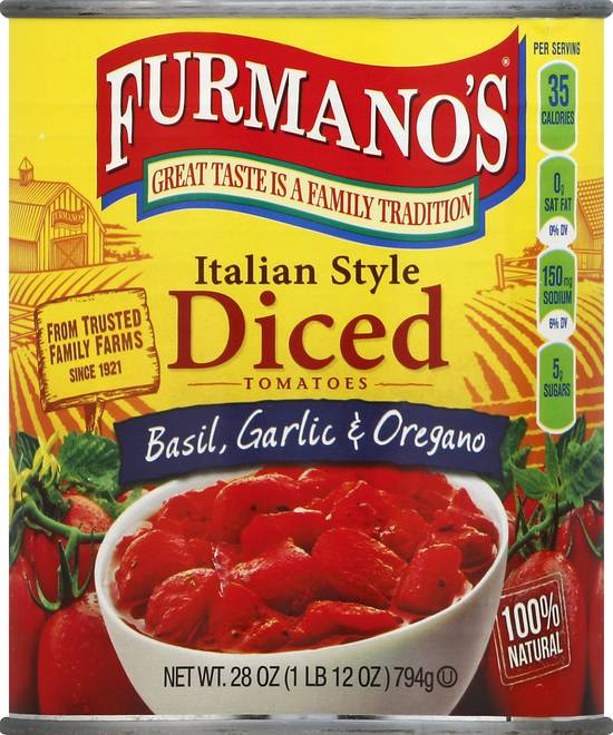 Furmano's Italian Style Diced Tomatoes Delivery Near You Uber Eats