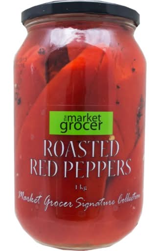 The Market Grocer Roasted Red Peppers (1kg)