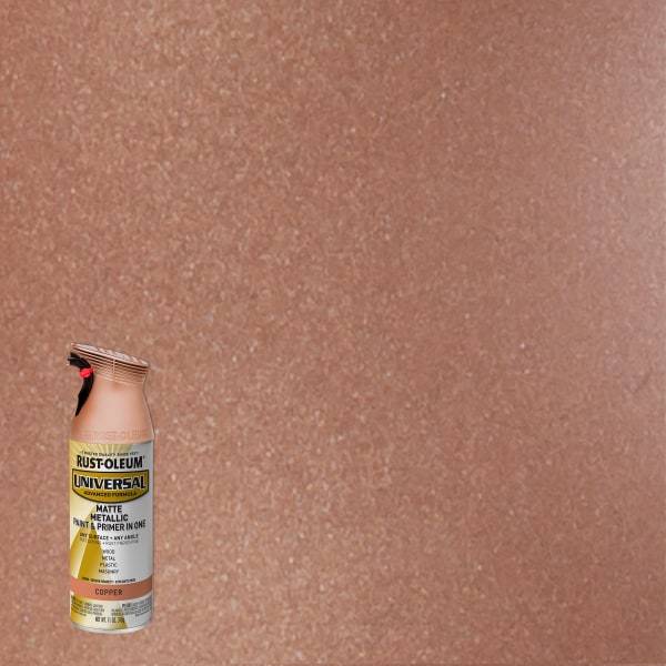 Rust-Oleum Universal Metallic Paint & Primer in One Spray Paint- 365352, 11 ounce, Copper