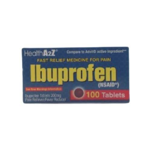 Healtha2z Fast Pain Reliever Ibuprofen 200 mg (100 tablets)