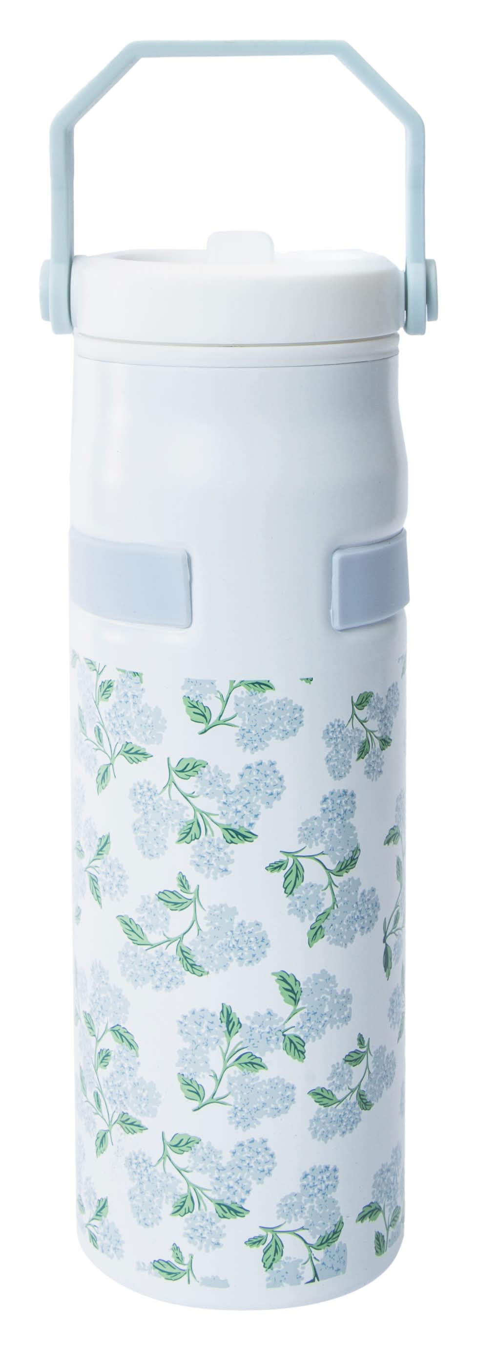 White Printed Hydrachug Stainless Steel Bottle 32oz