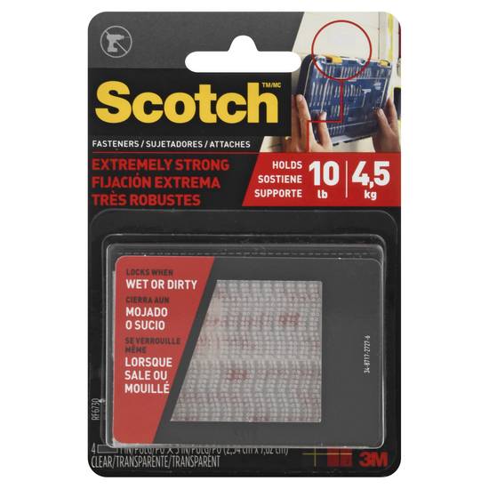 Scotch Clear Extremely Strong Fasterners
