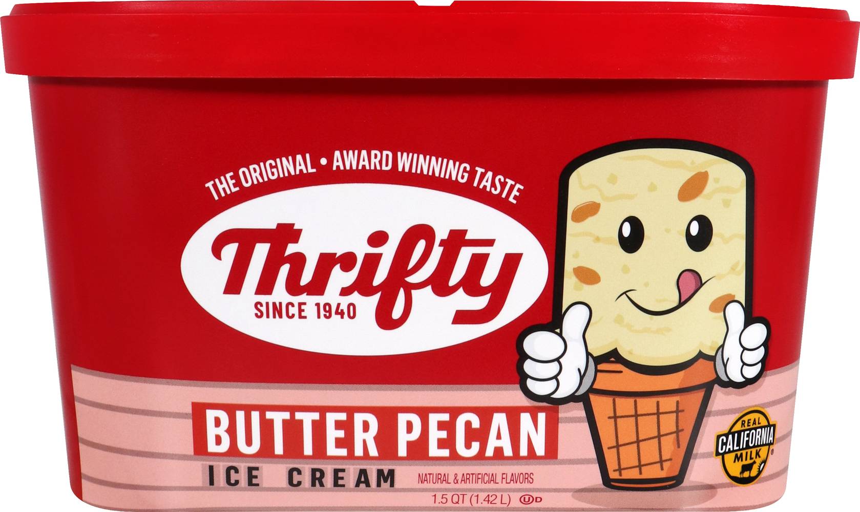 Thrifty Ice Cream (butter pecan)