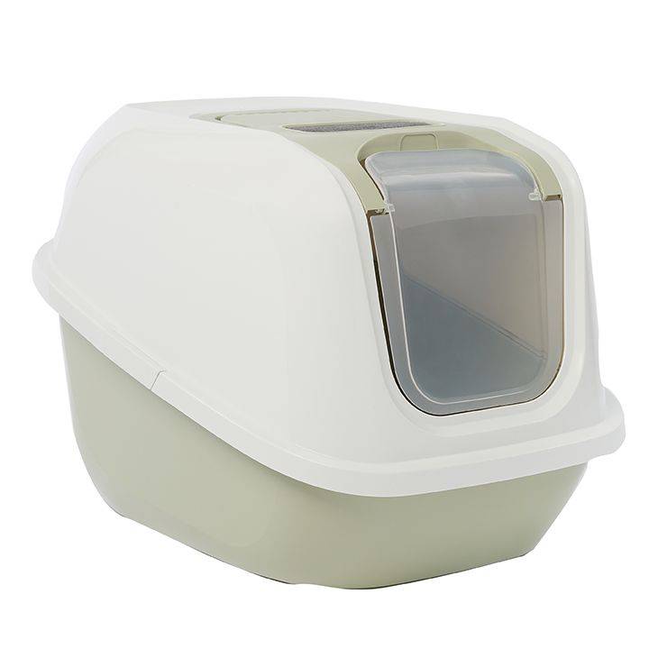 ExquisiCat Smart Cat Hooded Litter Pan With Door, X Large