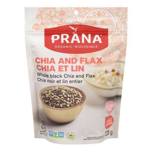 Chia noir et lin entier biologiques – Prana Foods