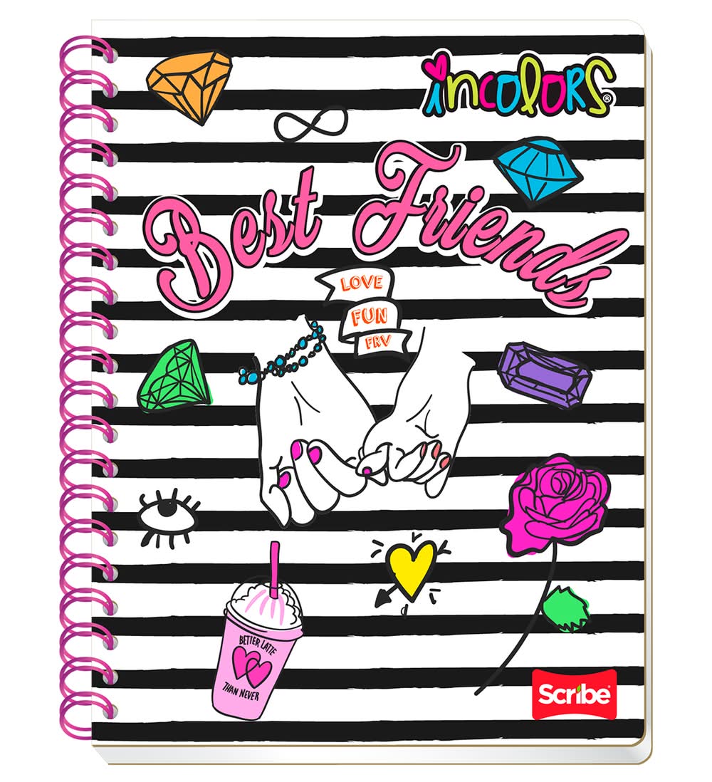 Scribe · Cuaderno incolors cuadro grande (50 g)