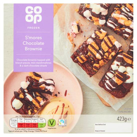 Co-op S'mores Chocolate Brownie (423g)