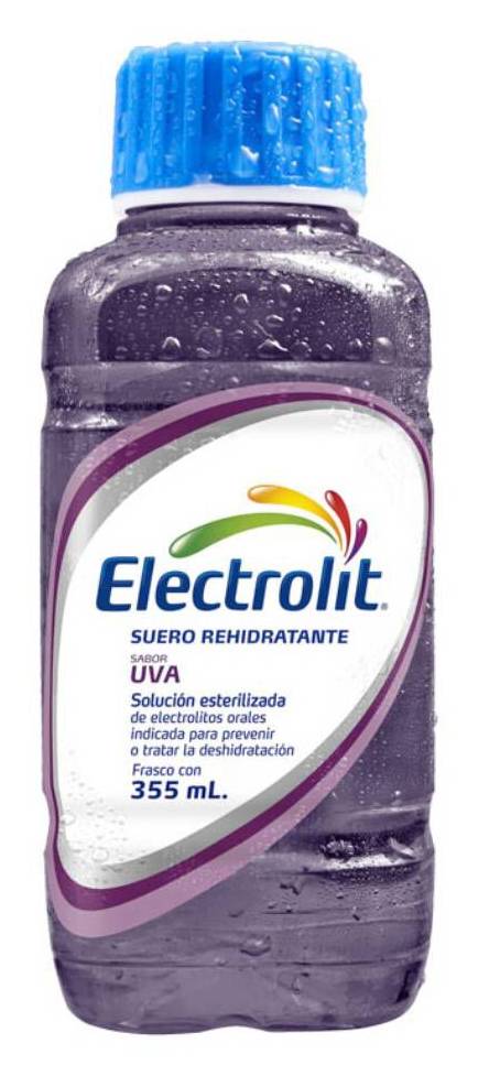 Electrolit · Suero rehidratante, uva (355 ml)