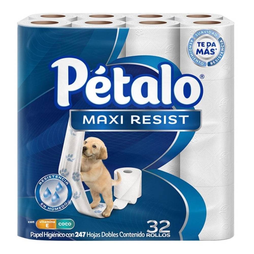 Pétalo papel higiénico maxi resist (32 rollos)