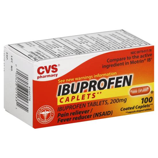 Cvs Pharmacy Ibuprofen Caplets