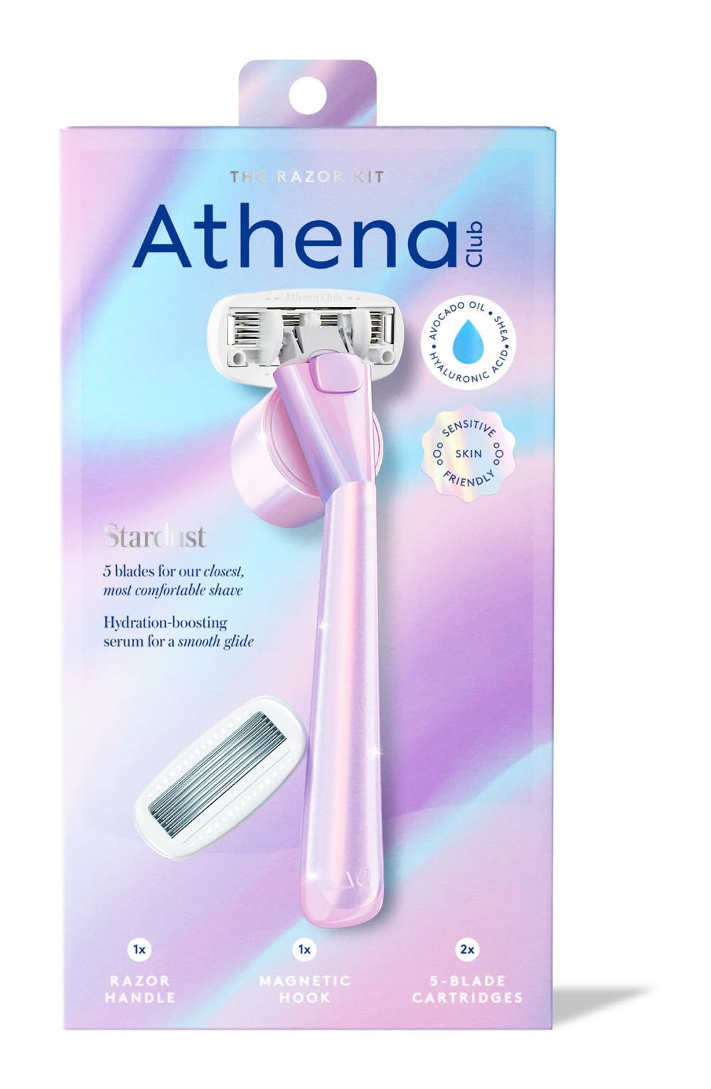 Athena Club Reusable 5 Blade Stardust Razor Kit